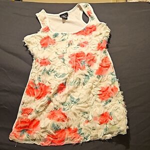 Floral Textured Tank Top